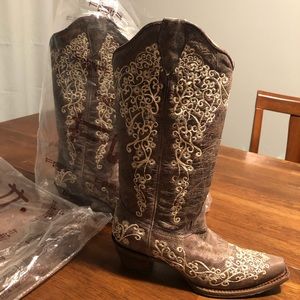 Corral boots. Only worn twice